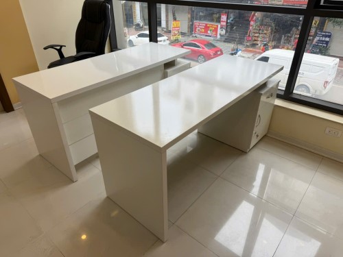 Bàn trưởng phòng full trắng 1m6x0.6