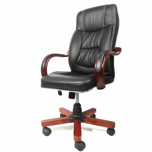 Ghế trưởng phòng chân gỗ TP801 Ghế trưởng phòng chân gỗ TP801