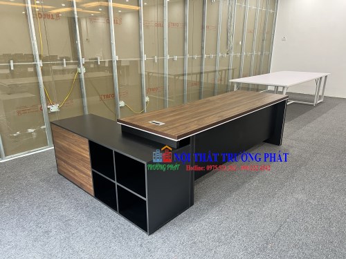 Bàn tổng giám đốc chữ L 2m6 Bàn tổng giám đốc chữ L 2m6