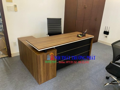 Bàn giám đốc chữ L 1m6x0.6 tủ phụ 1m2x0.4 Bàn giám đốc chữ L 1m6x0.6 tủ phụ 1m2x0.4